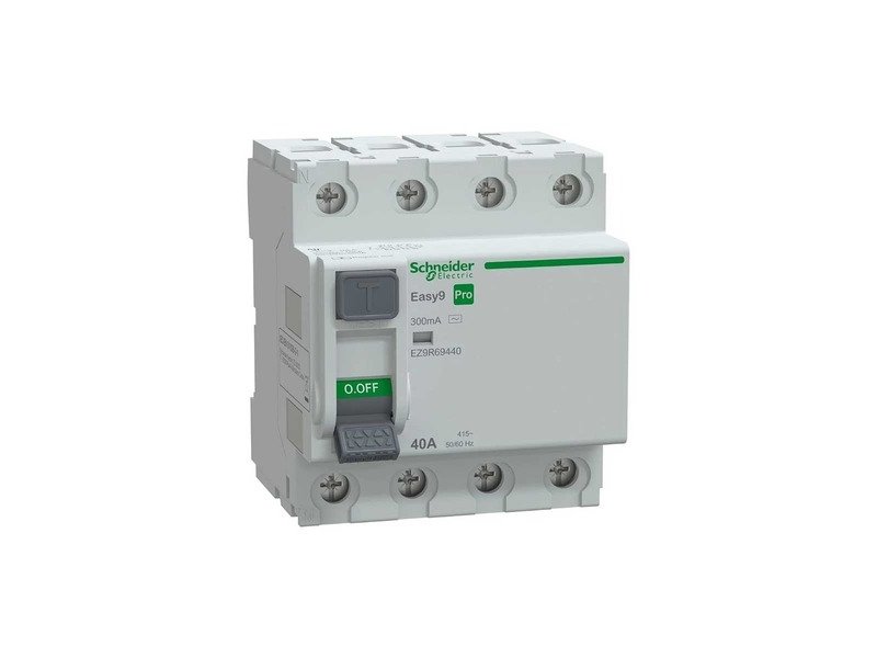 Schneider EZ9R69440 Easy 9 Pro KAK 4P 40A 300mA AC 415V Kaçak Akım Rölesi